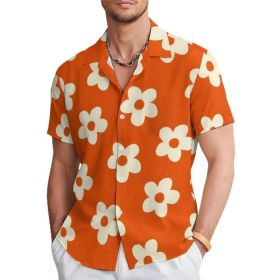 Fashion Men's Casual Floral Print Special-interest Design Shirt (Option: 3 Models-M)
